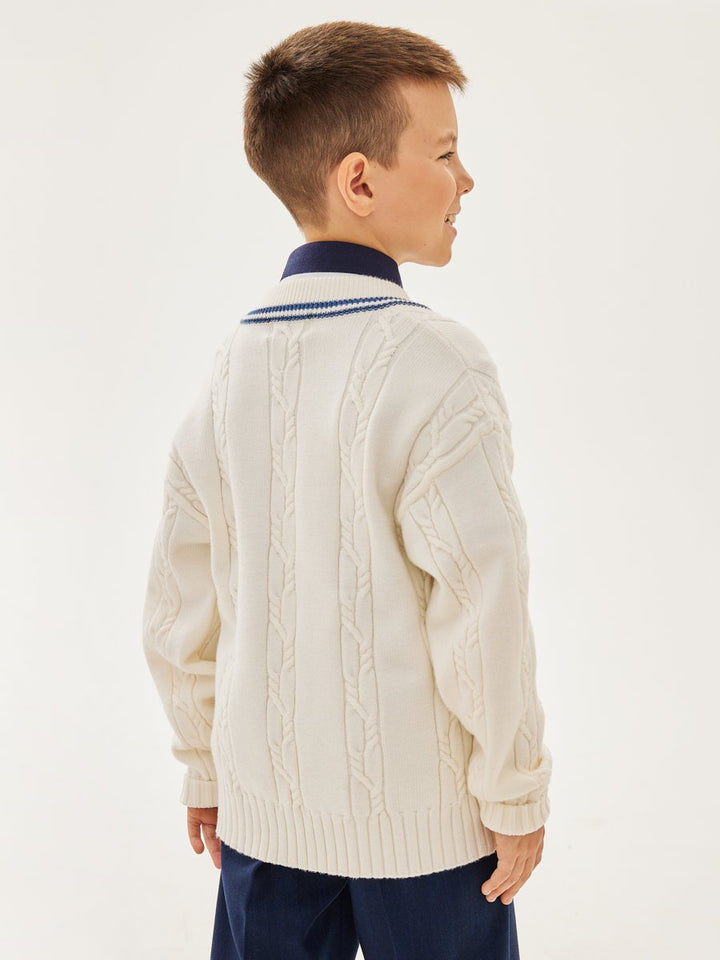 Y-Clu Kids Sweater - Latte - 8Y