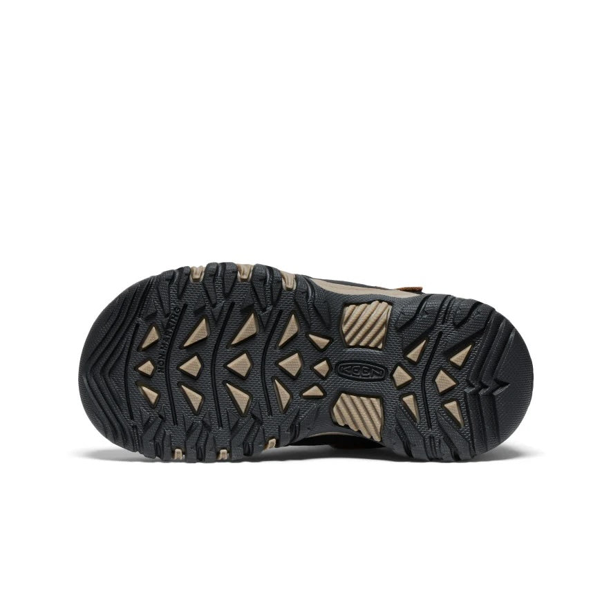 >KEEN Kids Targhee Waterproof All-Terrain Hiking Boot - BISON/BRINDLE