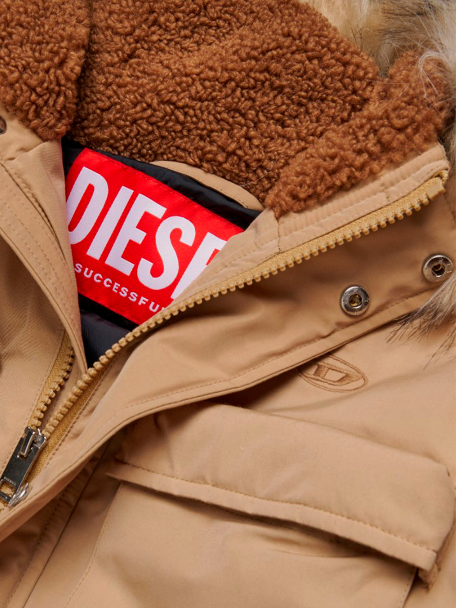 Diesel Kids Beige Winter Jacket