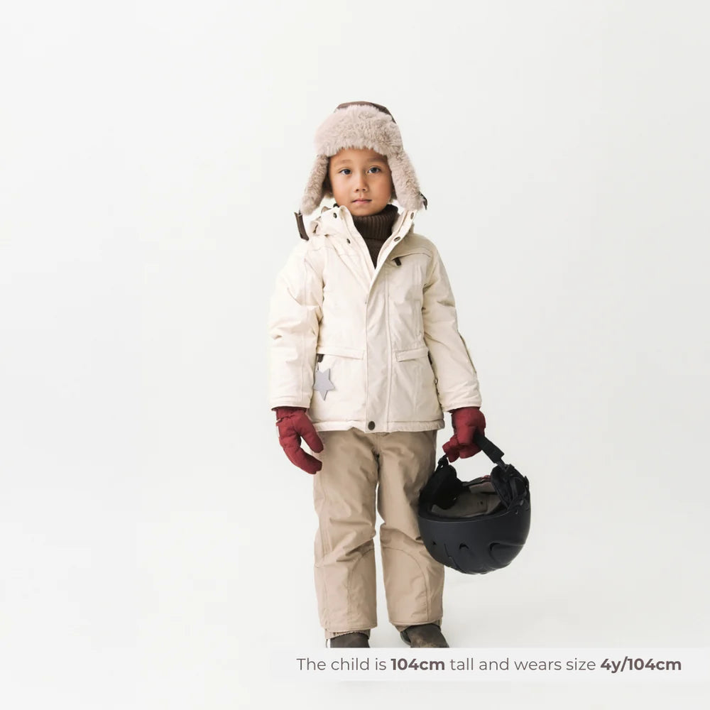 MINI A TURE Kids MATVESTYN Winter Ski Jacket - Angora Cream