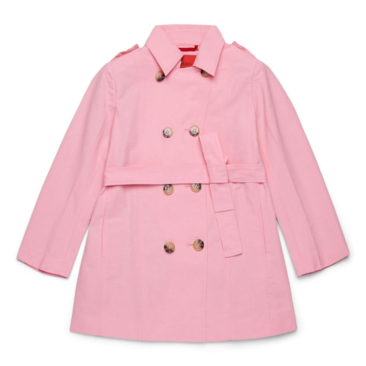 Max&Co. Girls MINIME Technical Double-Breasted Trench Coat - 8Y