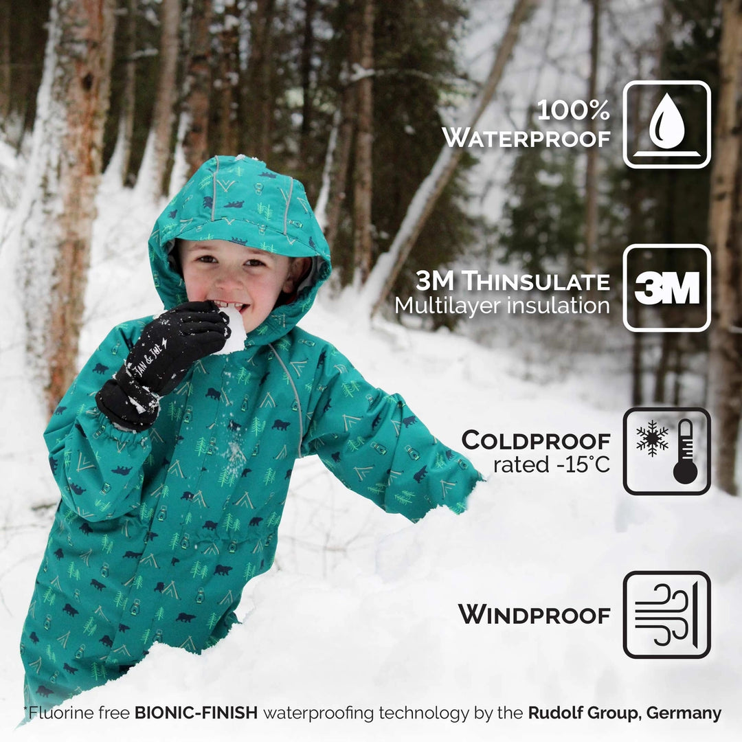 >Jan & Jul Kids Toasty-Dry Waterproof Snow Gloves - Dusty Pink