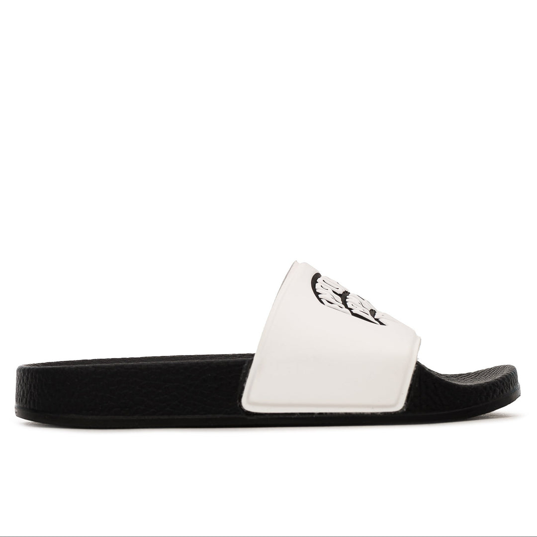 Emporio Armani Kids Logo Flip Flops - White - US5.5