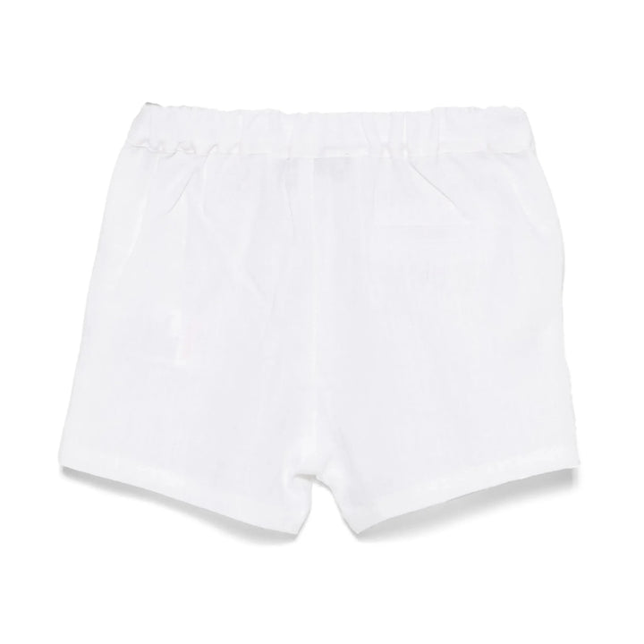 Tartine et Chocolat Kids Linen Short - White