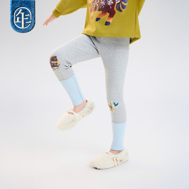 >Nian 年衣 马上有福打底裤 -  花雾灰