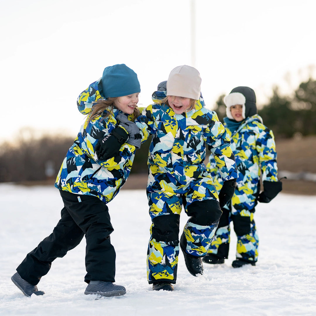 >Jan & Jul Kids Waterproof Snowsuit - Neon Peaks
