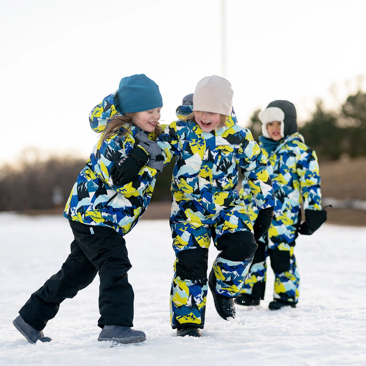 >Jan & Jul Kids Waterproof Snowsuit - Neon Peaks