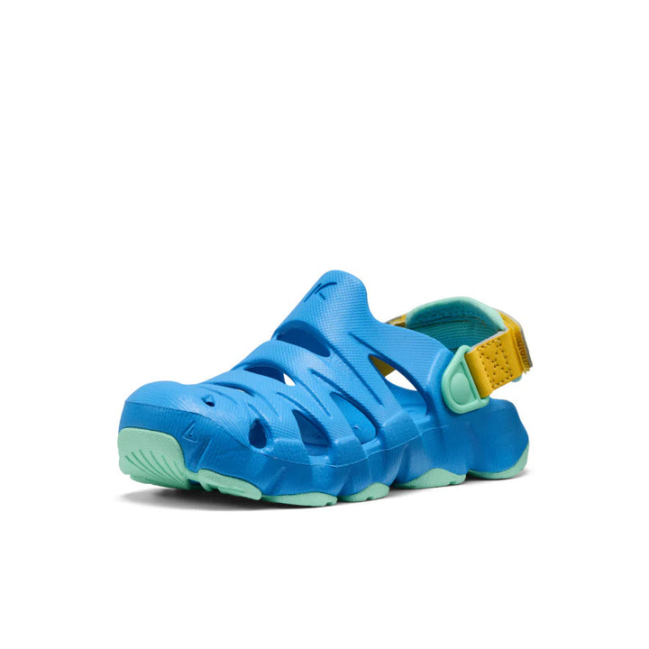 KEEN Kids HyperFLT Clog - AZURE BLUE/DAFFODIL