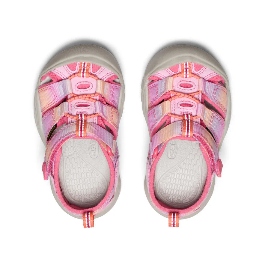 >KEEN Kids Newport H2 Quick-Dry Sandal Sandal - HOT PINK/ORCHID PETAL