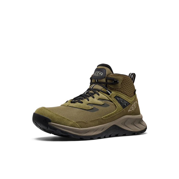 KEEN Men's Hightrail Waterproof Hiking Boot - MARTINI OLIVE/DARK OLIVE