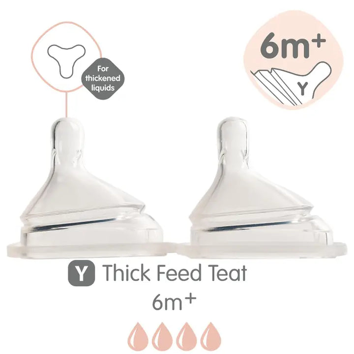 Hegen Nipple Thick Flow 6M+ [2 PACK]