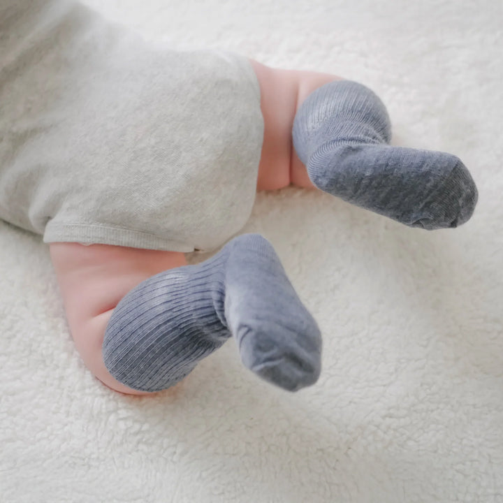 >Woolino Baby and Toddler Wool Socks - Blue