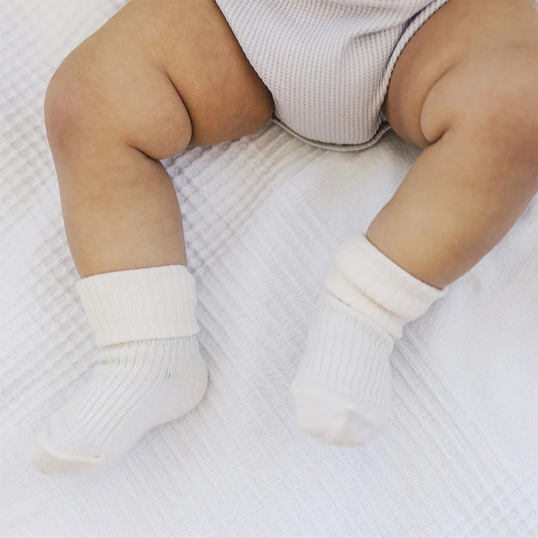 >Woolino Baby and Toddler Wool Socks - Cork