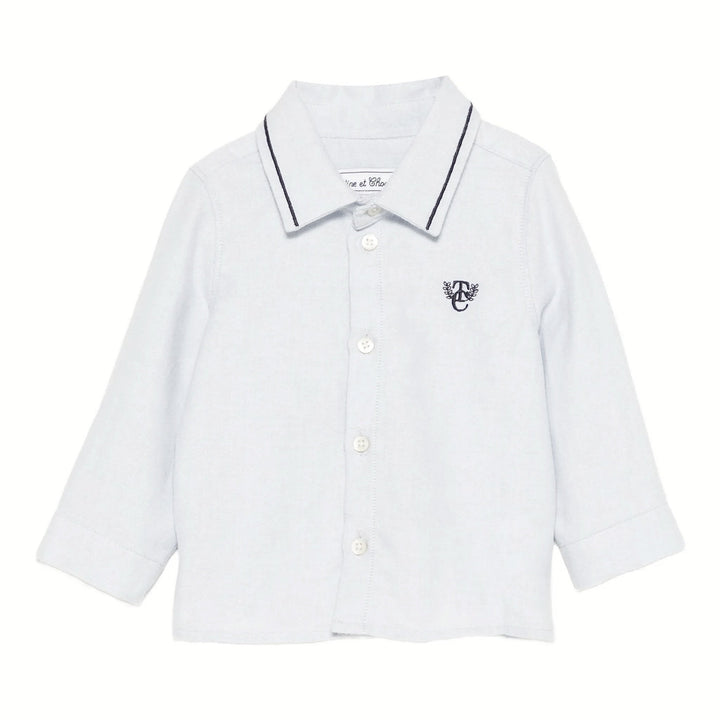 Tartine et Chocolat Kids Baby White Monogram Shirt