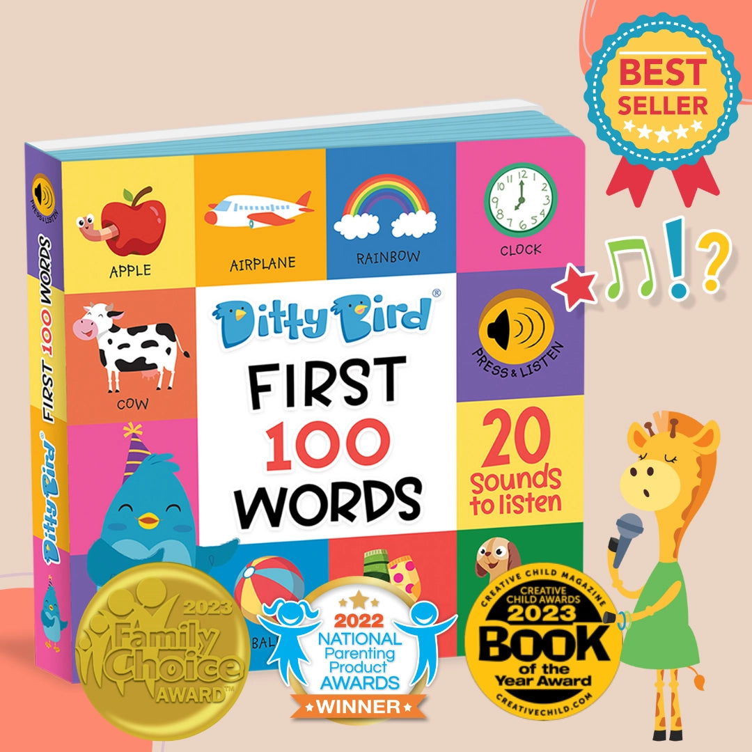 Ditty Bird Baby Sound Vocabulary Book: First 100 Words