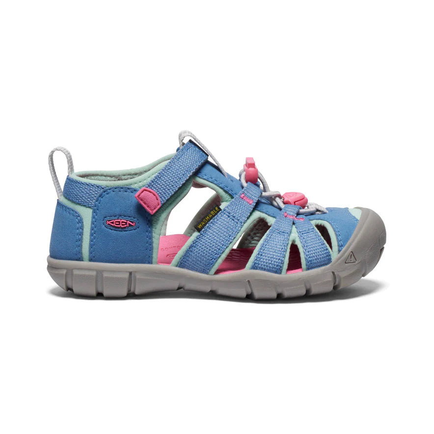 >KEEN Kids Seacamp II CNX Hybrid Water Sandal - Coronet Blue/Hot Pink