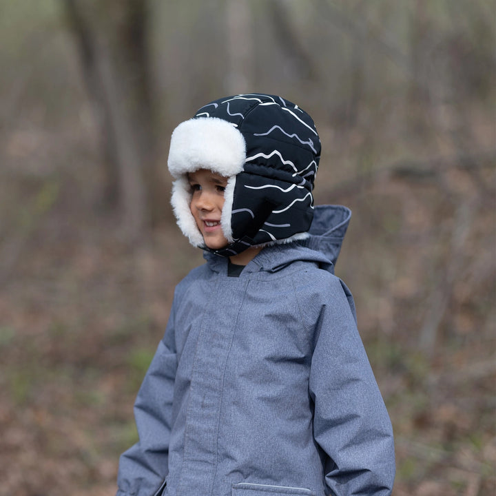 >Jan & Jul Kids Toasty-Dry Trapper Hat - Bear Mountain