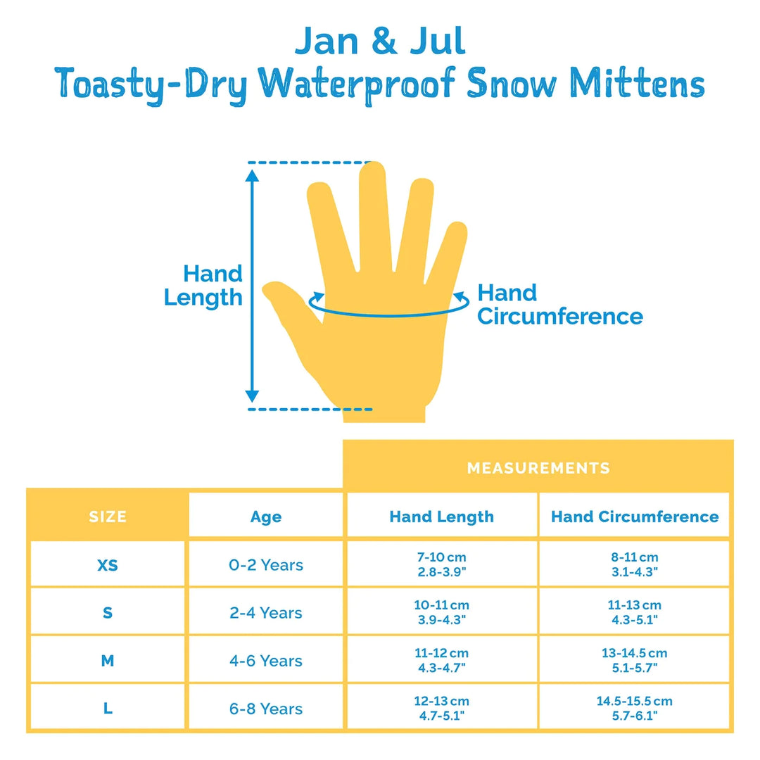 >Jan & Jul Kids Toasty-Dry Waterproof Snow Mitten - Blue