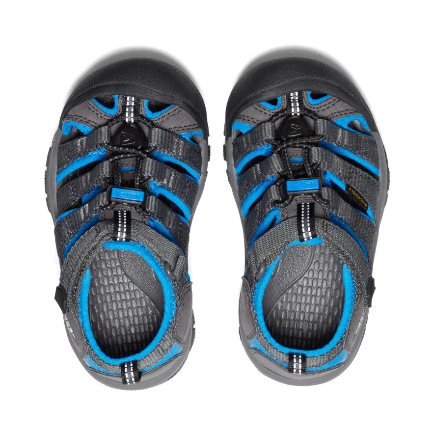 >KEEN Kids Newport H2 Quick-Dry Sandal Sandal - MAGNET/BRILLIANT BLUE