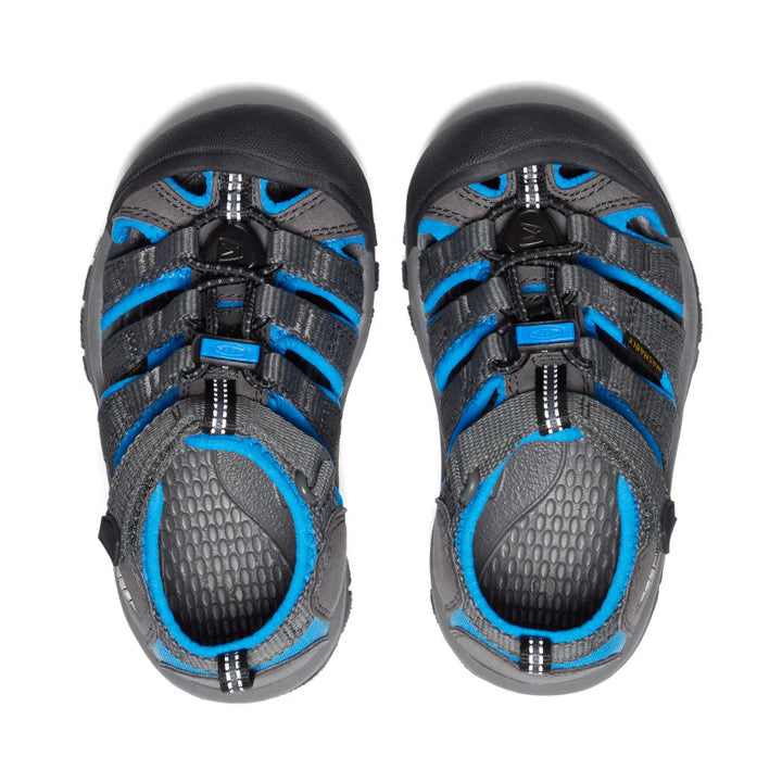 >KEEN Kids Newport H2 Quick-Dry Sandal Sandal - MAGNET/BRILLIANT BLUE