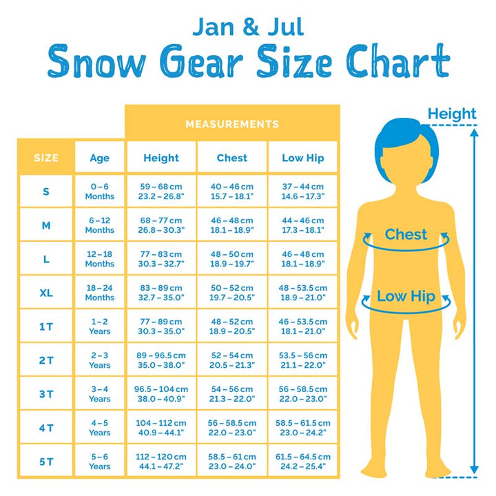 >Jan & Jul Kids Snow Overalls - Deep Blue