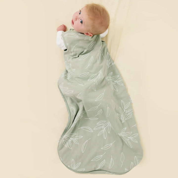 >Woolino 4 Season CLASSIC Merino Wool &amp; Organic Cotton Baby Sleep Bag - Sage