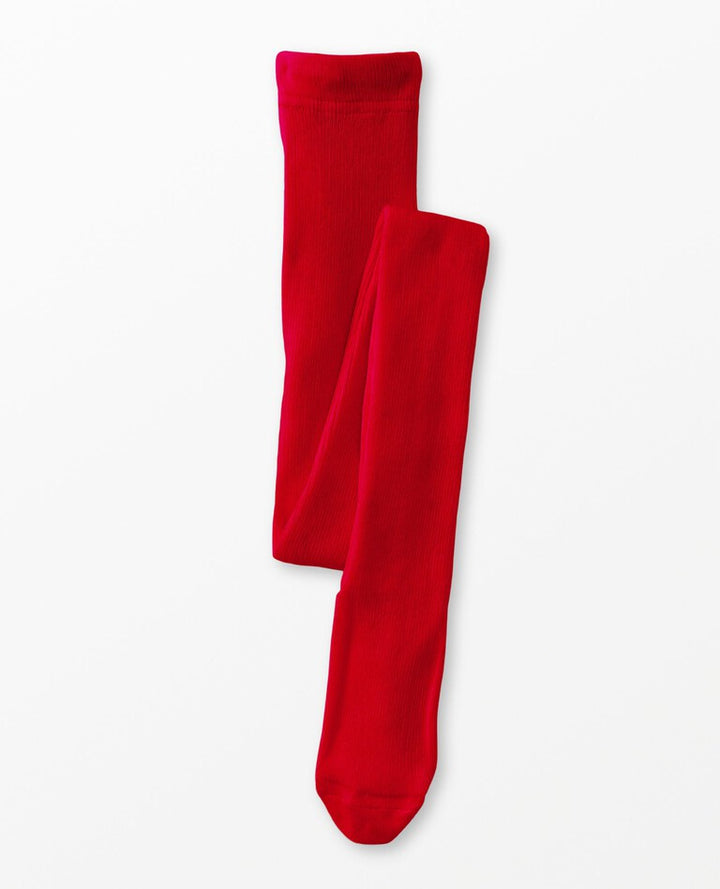 La Perla Girl Tights with Floral Red Crystal - 5-6Y