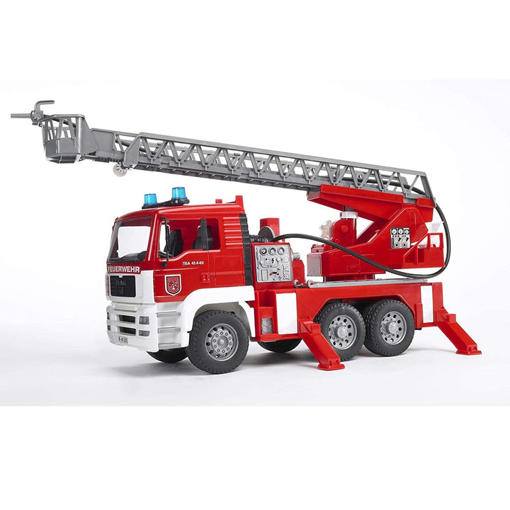 >Bruder 02771 MAN Fire Engine w/ Water Pump and Light & Sound Module 18.5 x 6.9 x 9.5 inch