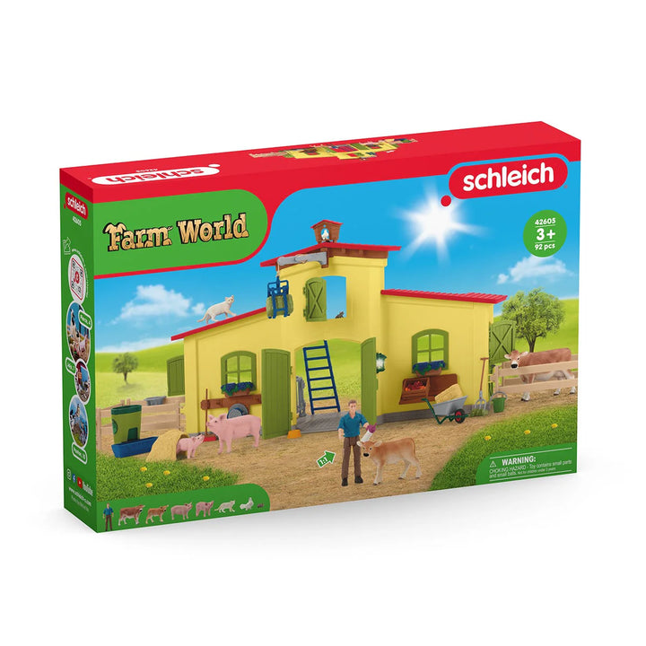 >Schleich FARM WORLD - Large Farm (Yellow)