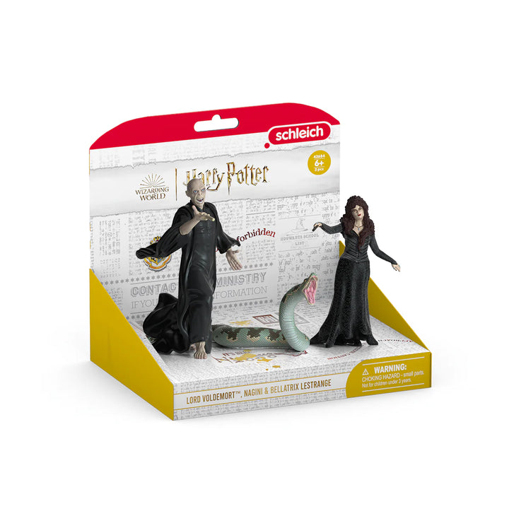 >Schleich HARRY POTTER - Voldemort with Nagini & Bellatrix