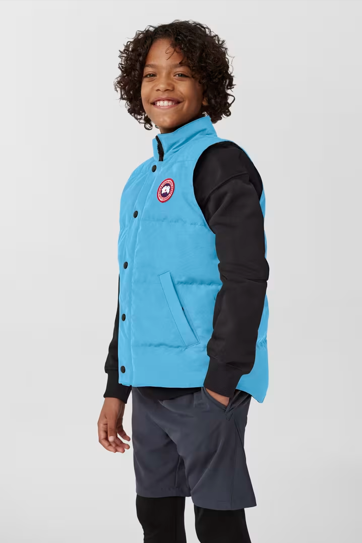 >Pre-Order Deposit - Canada Goods Youth 4554Y Vanier Vest - Aquarius $475