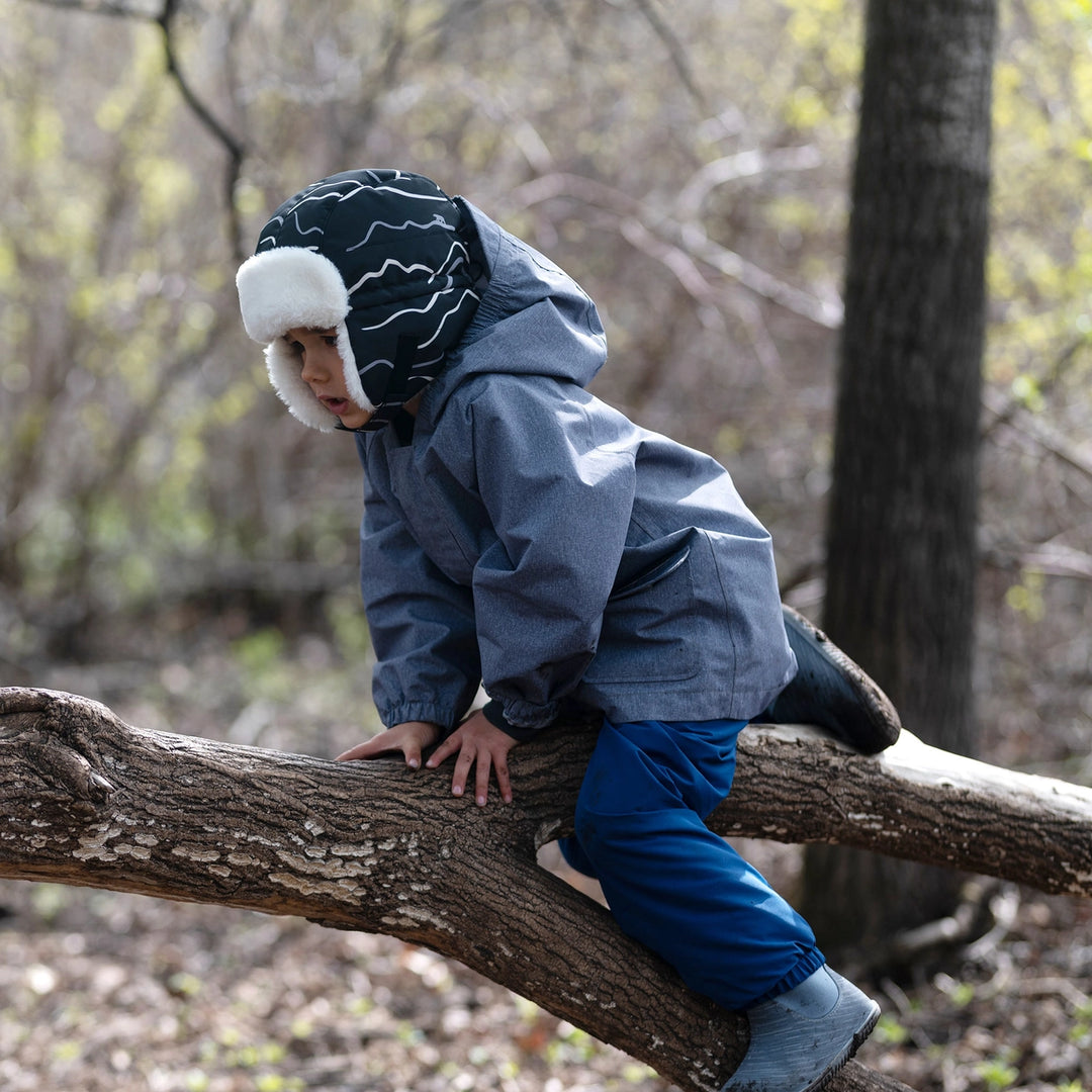 >Jan & Jul Kids Toasty-Dry Trapper Hat - Bear Mountain