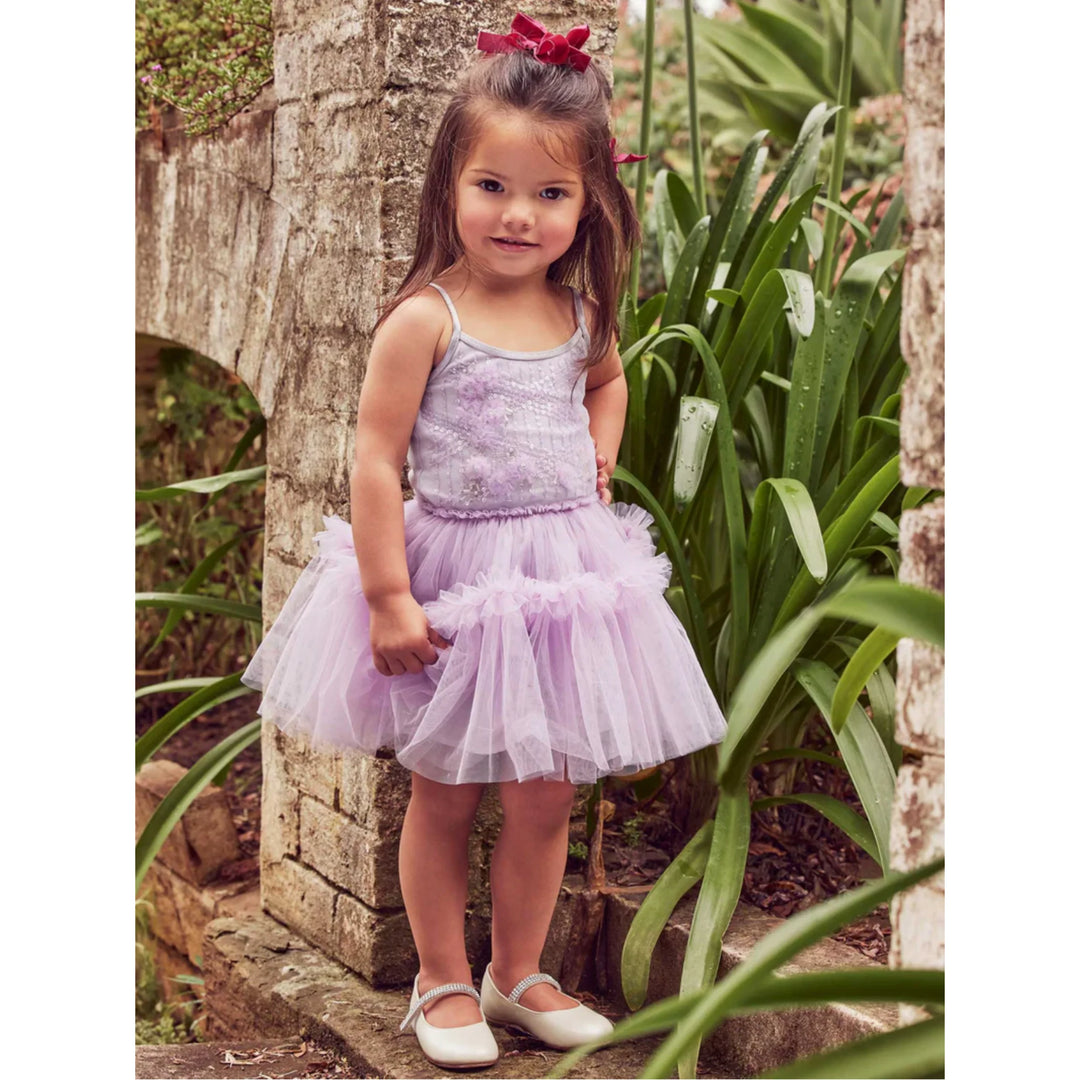 Tutu Du Monde Baby Girl's BEBE MAYFLOWER Tutu Dress - Lavender Mix