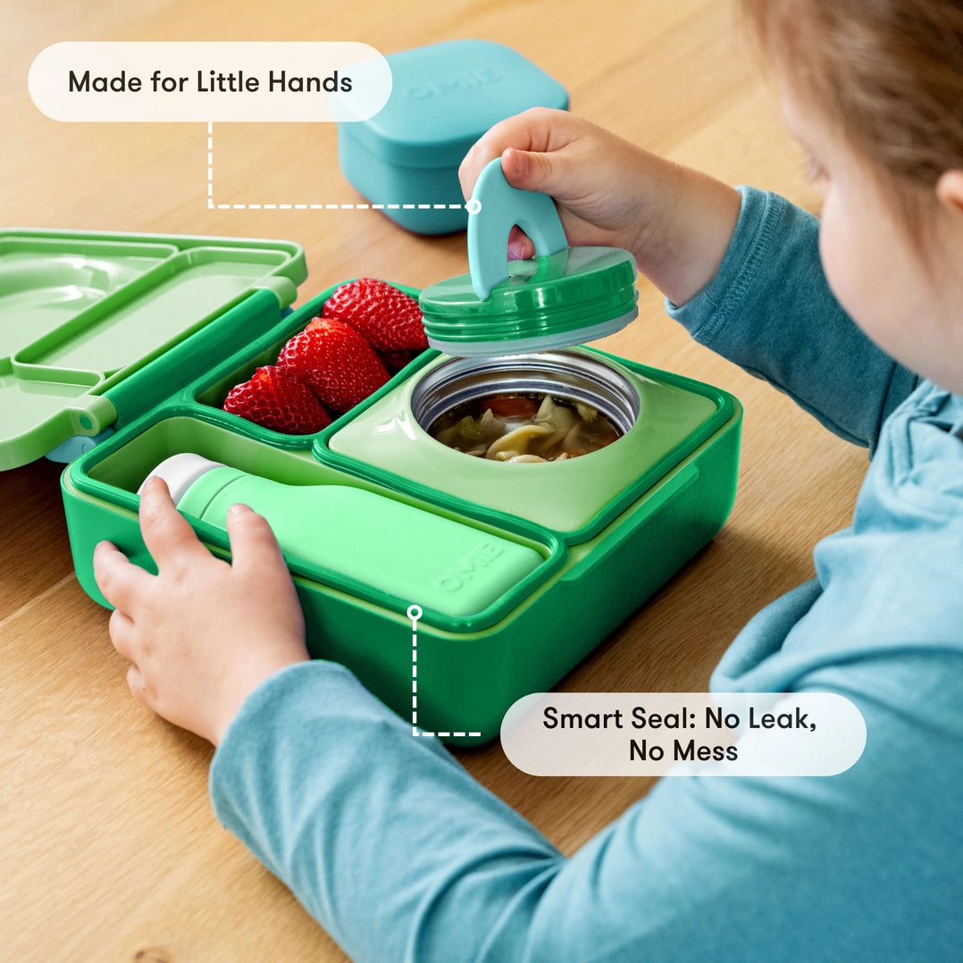 OmieBox Lunch Box (Apple Green 3-7Y