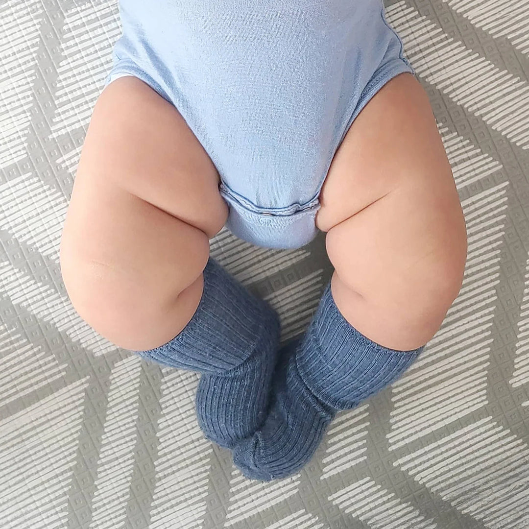 >Woolino Baby and Toddler Wool Socks - Blue