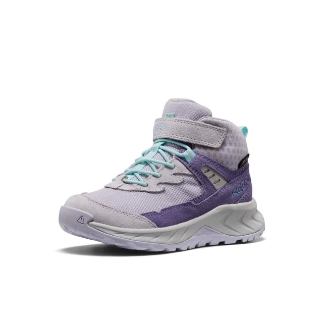 >KEEN Kids Hightrail Versatile Traction Waterproof Hiking Boot - PURPLE HAZE/THISTLE