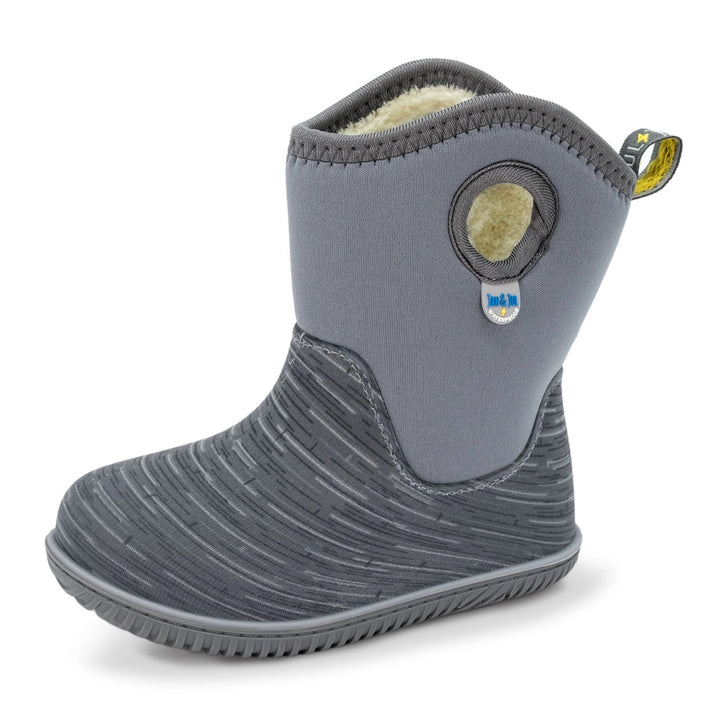 >Jan & Jul Kids Toasty-Dry Lite Winter Boots - Grey Birch