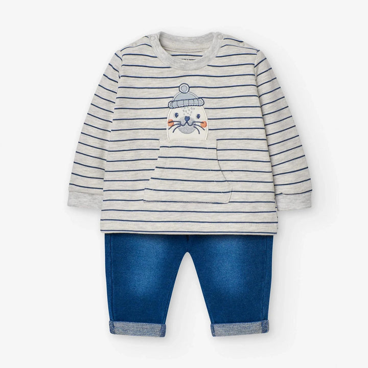 Losan Baby NORWAY Sweatshirt + Trousers Set - Newborn