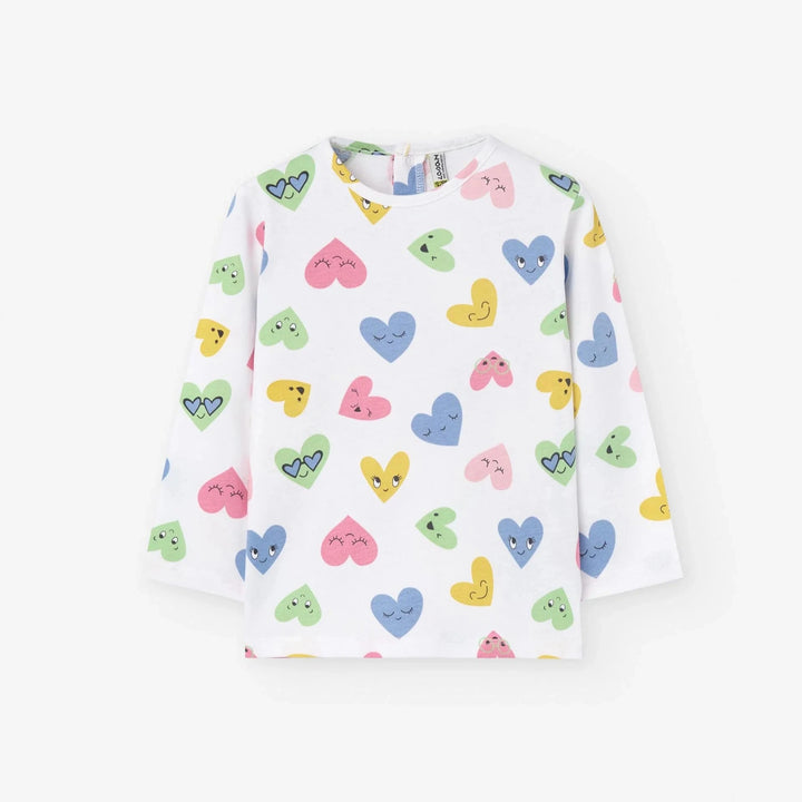 Losan Baby Girls 'Love' Long Sleeve T-shirt with Motif - 12-18M