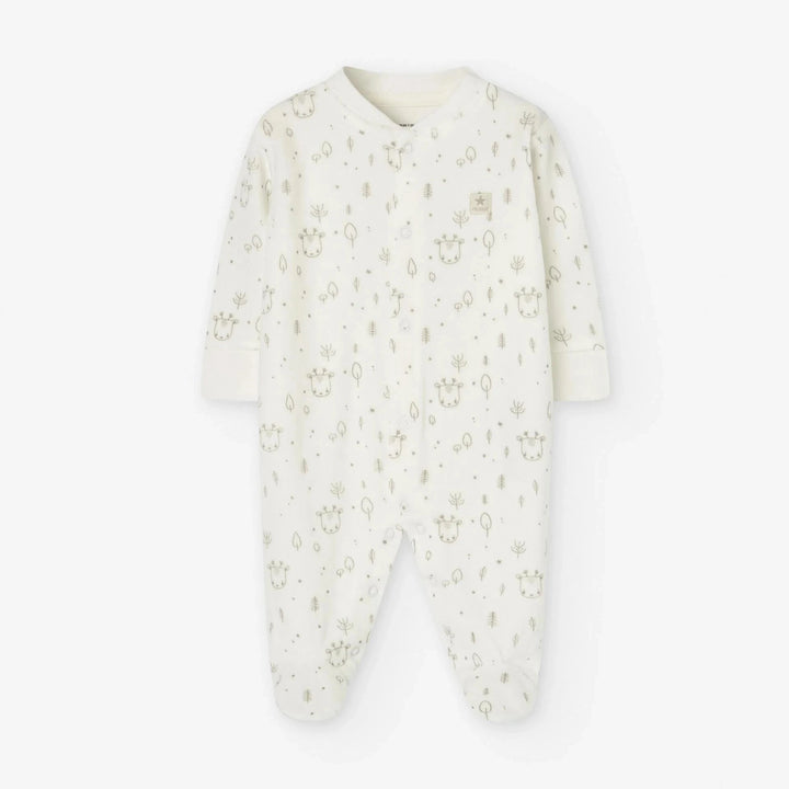 Losan Baby Winter Deer Bodysuit - White -  Newborn