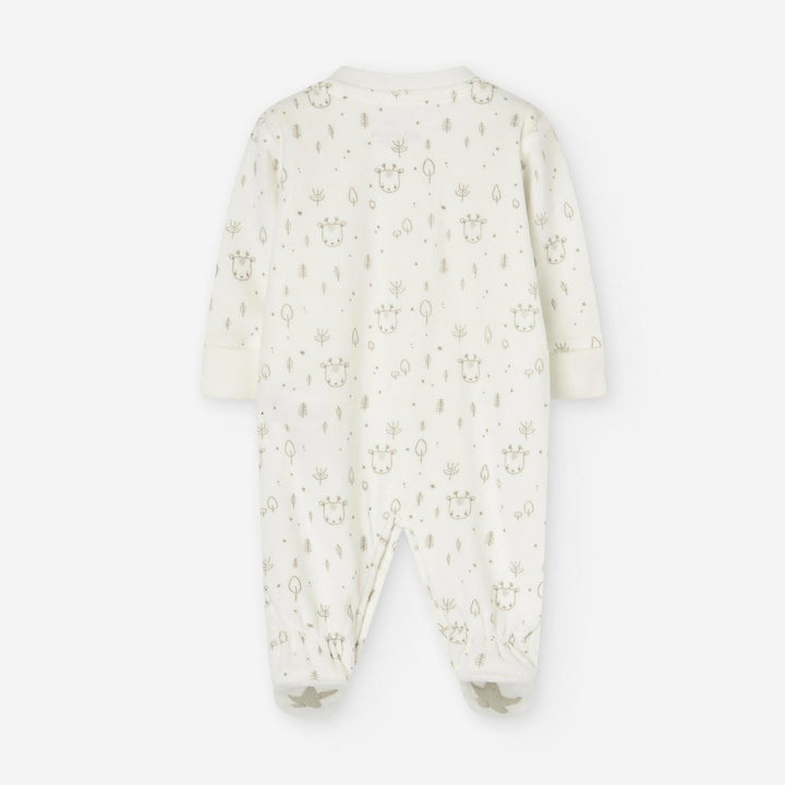 Losan Baby Winter Deer Bodysuit - White -  Newborn