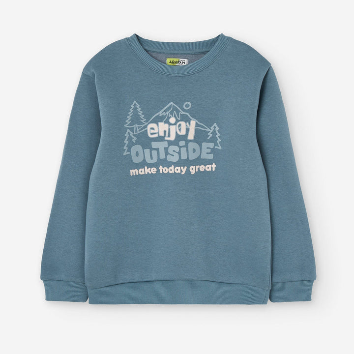 Losan Kids Light Blue Fleece Sweatshirt