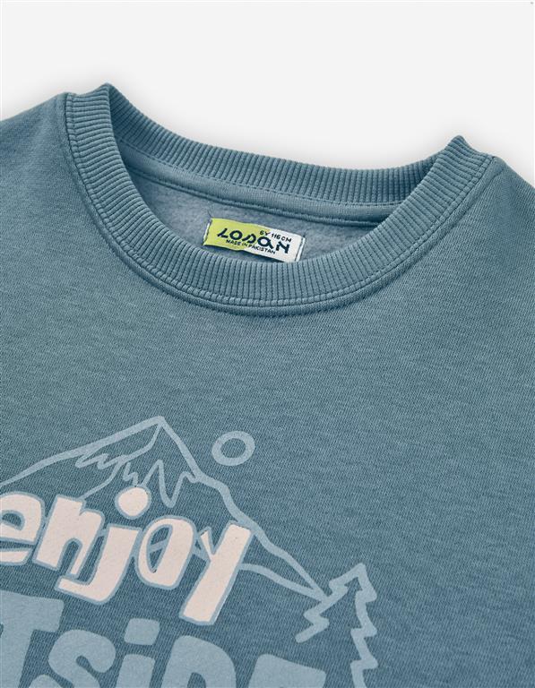 Losan Kids Light Blue Fleece Sweatshirt