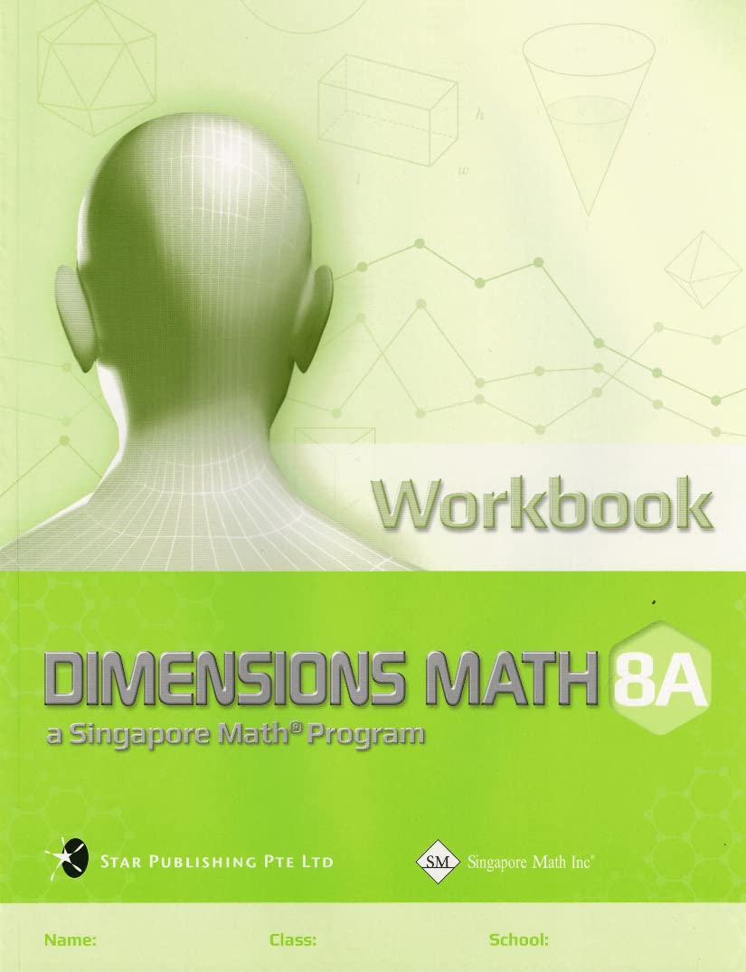 Singapore Math - Dimensions Math Workbook 8A