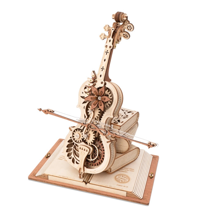 >Hands Craft DIY Mechanical Music Box: Magic Cello