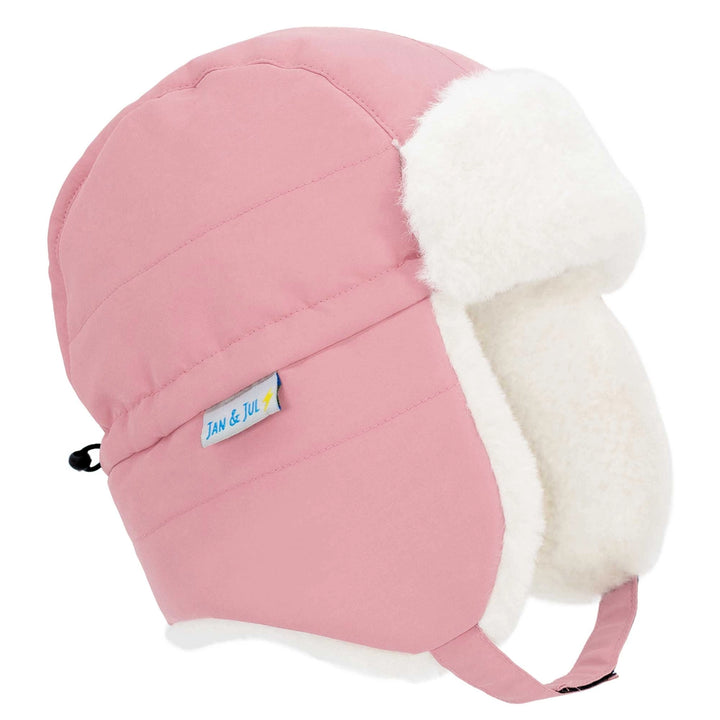 >Jan & Jul Kids Toasty-Dry Trapper Hat - Dusty Pink