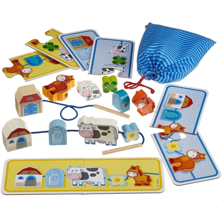 HABA On the Farm Threading Game