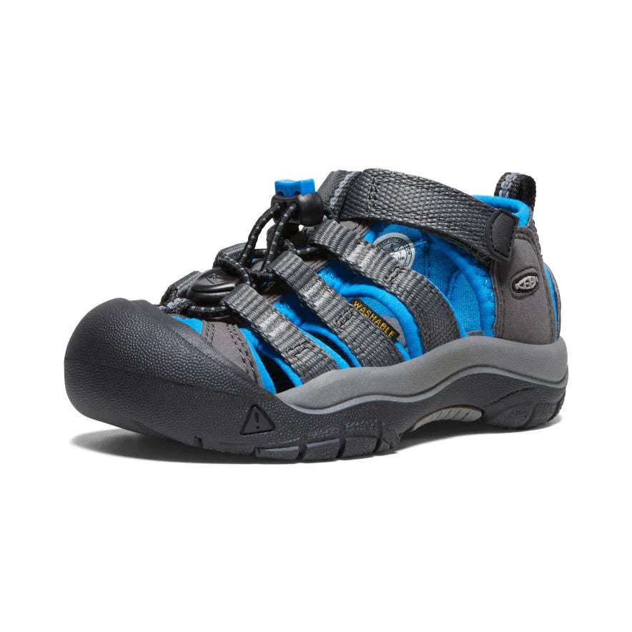 >KEEN Kids Newport H2 Quick-Dry Sandal Sandal - MAGNET/BRILLIANT BLUE