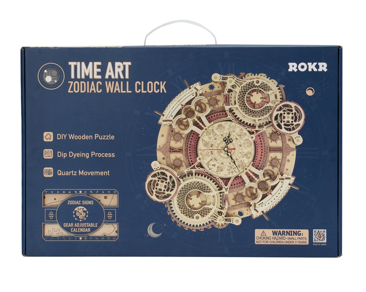 Rokr Puzzles DIY 3D Wooden Puzzle Wall Clock