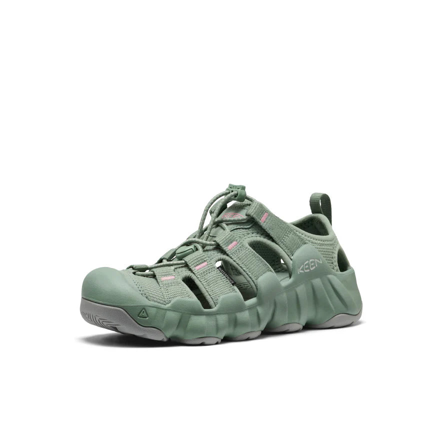 >KEEN Women's Hyperport H2 Extra Cushy Sandal - MONOCHROME/LILY PAD